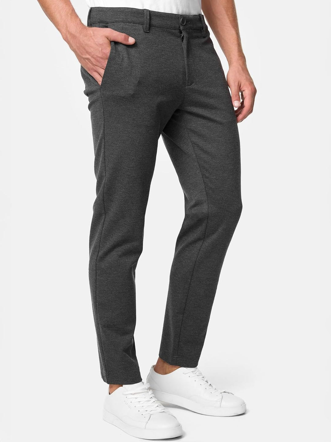 Indicode Herren Rodekro Performance Pants | Chinohose Herrenhose Super Stretch Stoffhose Bequeme Bus