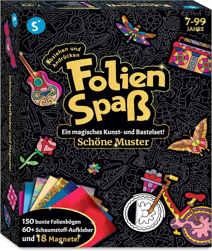Skillmatics Folienspass - Hübsche Muster, Osterkörbchenfüller, schmutzfreie Kunst, Magnete, DIY Bunt