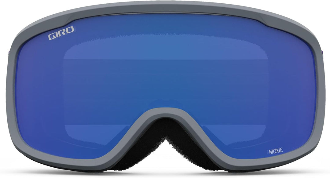 Giro Blok Asian Fit Erwachsene Schneebrille mit Vivid Lens, Grau botanisch – GRE Grau, Kobalt
