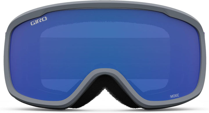 Giro Blok Asian Fit Erwachsene Schneebrille mit Vivid Lens, Grau botanisch – GRE Grau, Kobalt