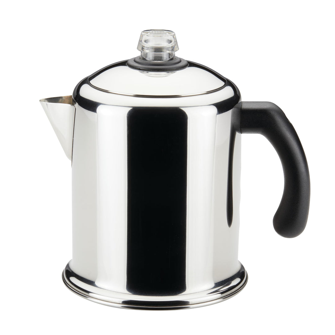 Farberware 50124 Classic Yosemite Stainless Steel Coffee Percolator - 8 Cup, Silver 8-Cup