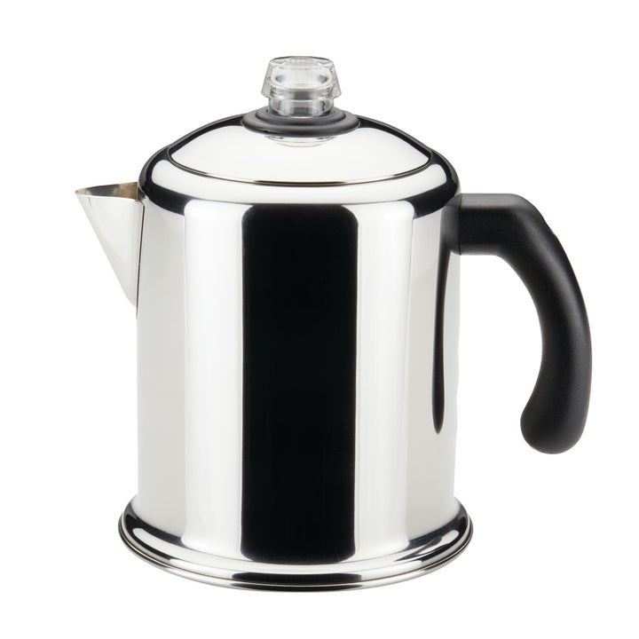 Farberware 50124 Classic Yosemite Stainless Steel Coffee Percolator - 8 Cup, Silver 8-Cup