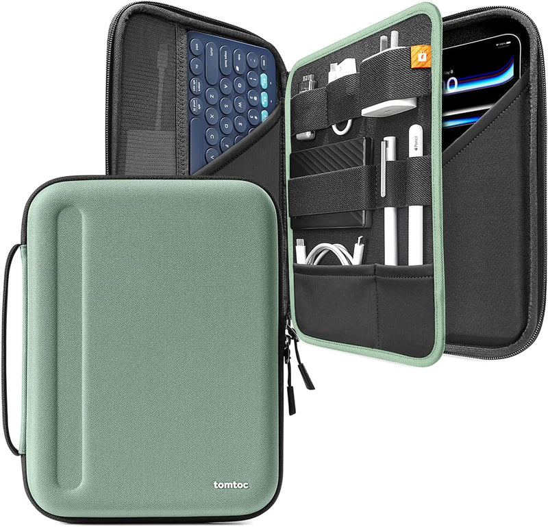 tomtoc Portfolio Tablet Tasche für 10,9" iPad 10 2022, 10,2" iPad 9 2021, 11 Zoll iPad Pro M2&M1 4/3