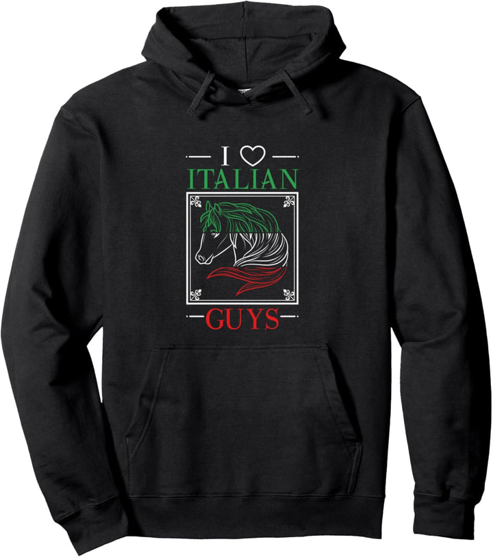 Italy Vacation Summer Flag Italian Flag Italy Pullover Hoodie