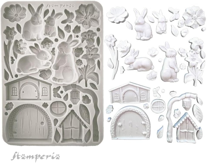 Stamperia - Silicon Mould A5 for Scrapbooking, Bullet Journals and More, Non-Stick, Suitable for Air