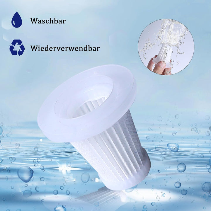 6 Stück Ersatzfilter für Handstaubsauger, Dieser HEPA-Filter Passt zu Den Meisten Staubbehälter mit