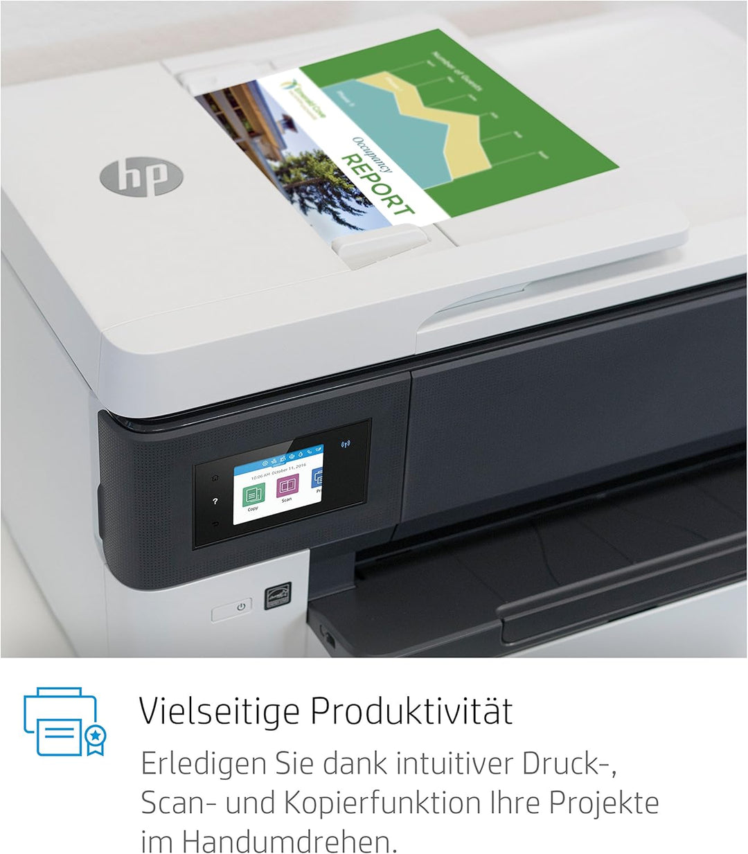 HP Officejet Pro 7720 All-in-One-Drucker — Farb-Tintenstrahldrucker (Kopieren, Scannen, Drucken, A3,