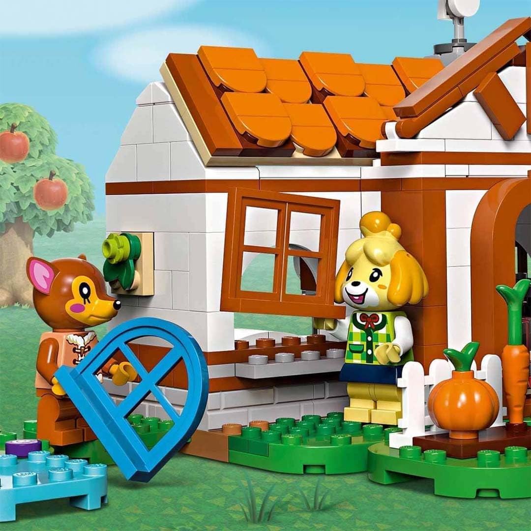 LEGO Animal Crossing Besuch von Melinda, kreatives Spielzeug für Kinder mit 2 Mini-Figuren aus der V