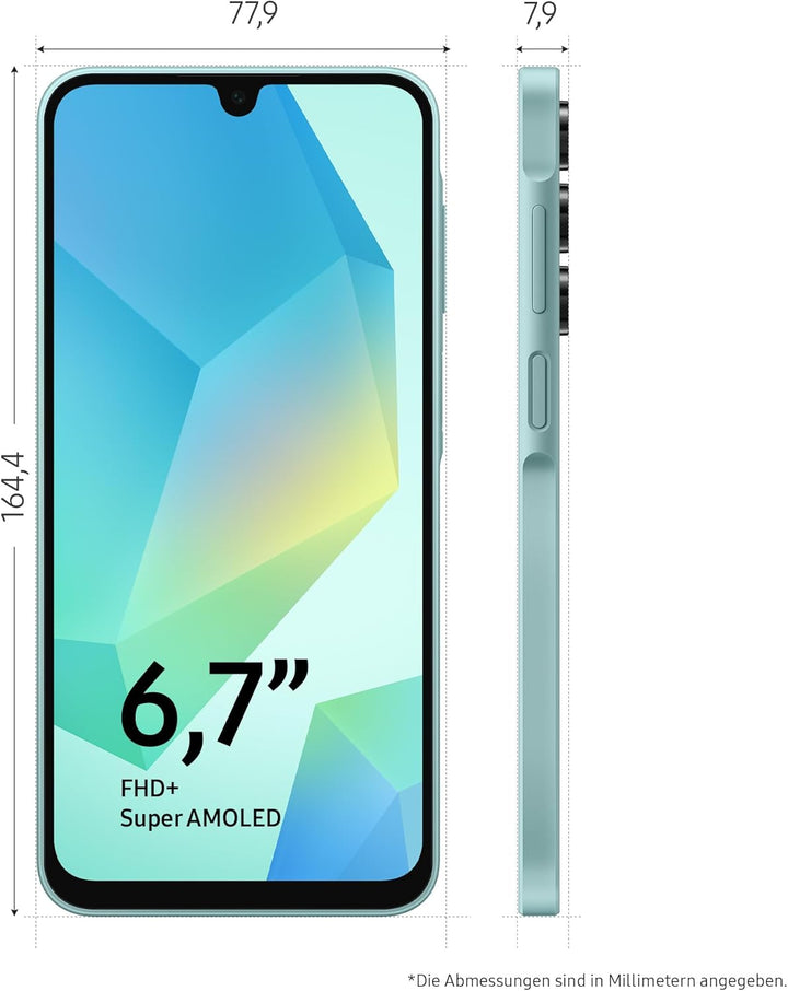 Samsung Galaxy A16 5G Smartphone ohne Vertrag, Handy mit Android, 50-MP-Hauptkamera, 16,91 cm / 6,7"