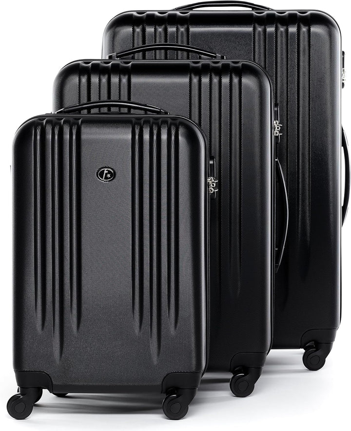 FERGÉ Kofferset mit Trolley Marseille Hartschale 3er Set - Handgepäck 55 cm, L und XL Reisekoffer 4