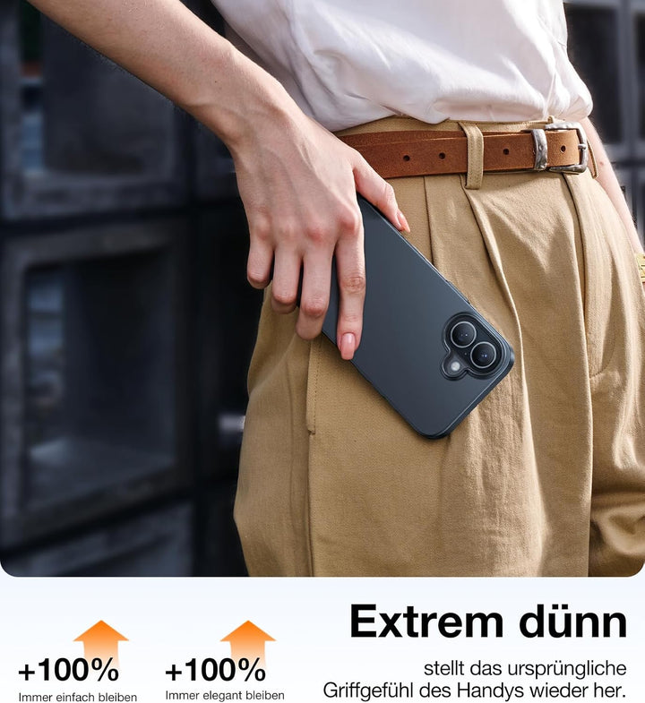 TORRAS Ultra Dünn für iPhone 16 Hülle für MagSafe [Nr. 1 Magnetkraft] Handyhülle iPhone 16 Stossfest