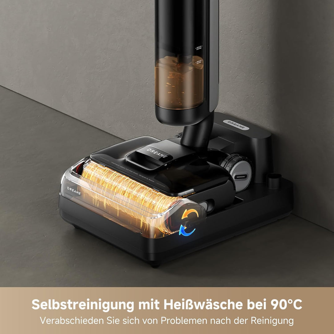 dreame H12 Pro FlexReach Nass- und Trockensauger, Flaches 180°-Design, Trocknung in 5 Minuten, 18.00