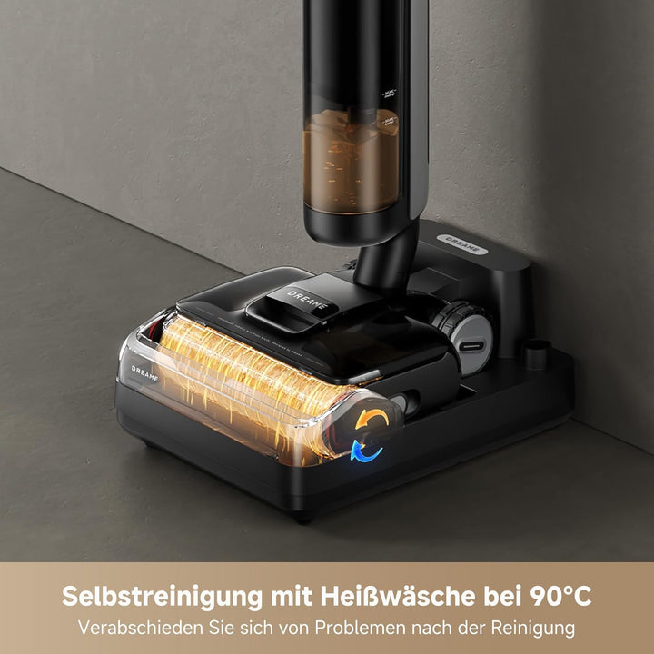 dreame H12 Pro FlexReach Nass- und Trockensauger, Flaches 180°-Design, Trocknung in 5 Minuten, 18.00