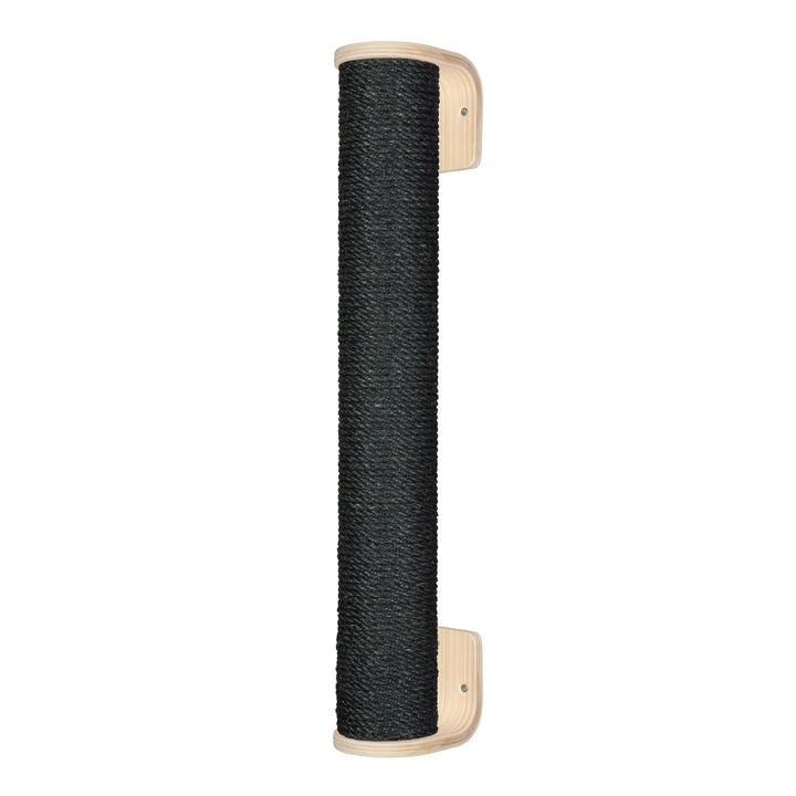 Kratzbaumland 11 cm Relax-Kletterstange Kratzstange Wandelement für Katzen (40 cm, Schwarz) Stammlän
