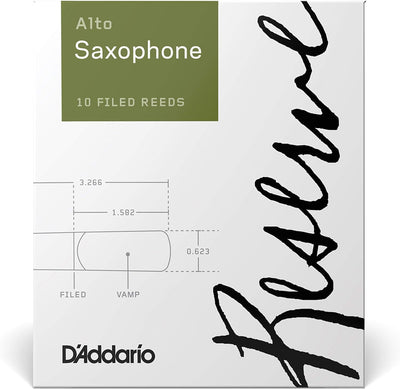 D'Addario Reserve Blätter für Altsaxophon Stärke 3.0 (10 Stück) Stärke 3,0 10-Pack, Stärke 3,0 10-Pa