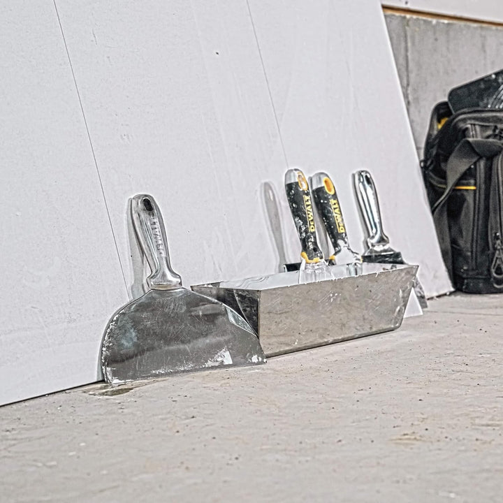 DEWALT 12" Drywall Mud Pan | Stainless Steel | DXTT-2-332 12 Inch, 12 Inch