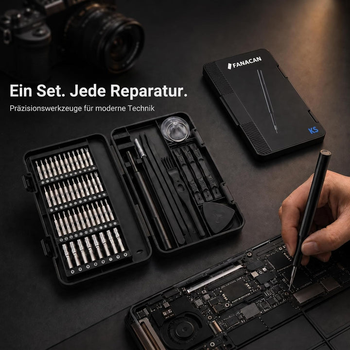 FANACAN Set de tournevis de précision, kit d'outils magnétiques mini, kit de réparation pour iPhone,
