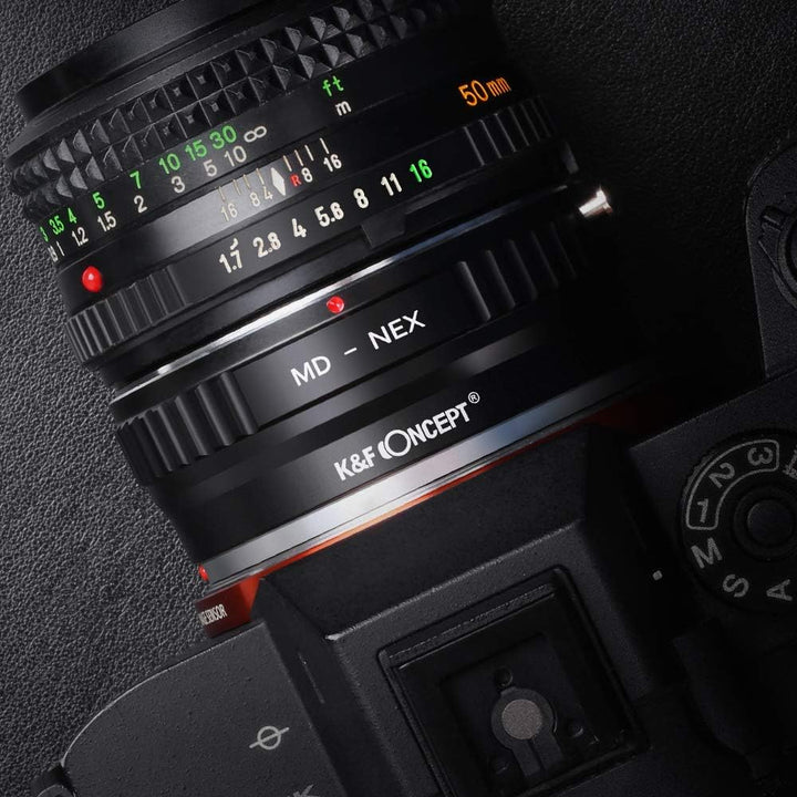 K&F Concept® MD-NEX II Kupfer-Bajonett Objektiv Adapterring,Objektivadapter,Objektiv Adapter Sony,Ob