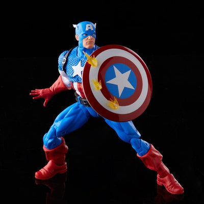 Marvel Legends Series 20th Anniversary Series 1 Captain America, 15 cm grosse Action-Figur zum Samme