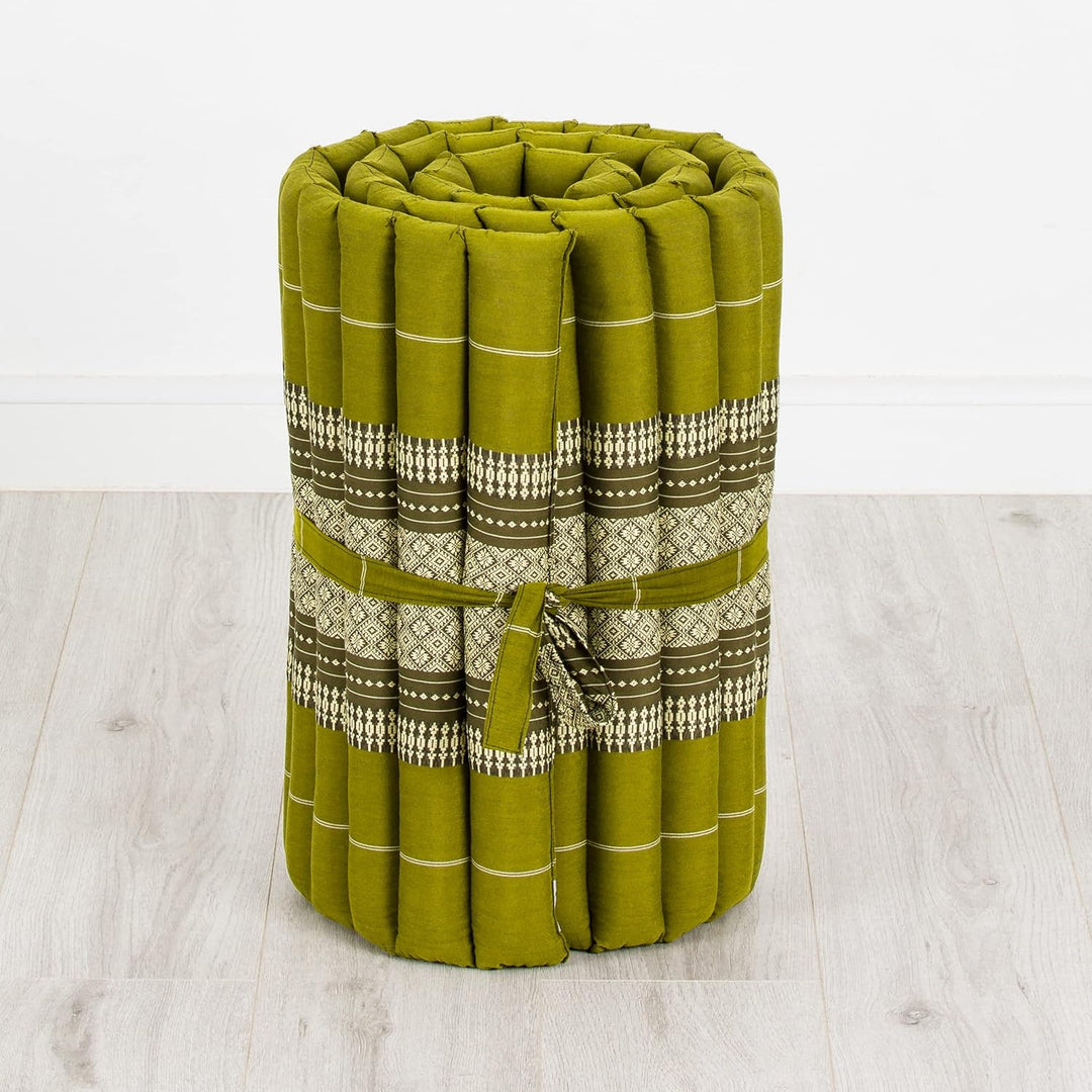 livasia Rollmatte Rollmatratze S schmal - 200x50x4,5cm - Gästebett Gästematratze 1 Person mit Muster