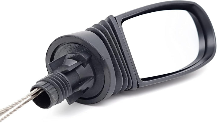 BSSTORE Aussenspiegel Schwarz für PUNTO von 1999 bis 2012 (188) Komplett mit Mechanischer Verstellun