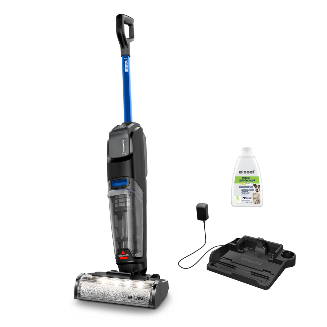 BISSELL CrossWave OmniFind, Kabelloser Nass Trockensauger, Saugen & Wischen in Einem, FurFinder LED-