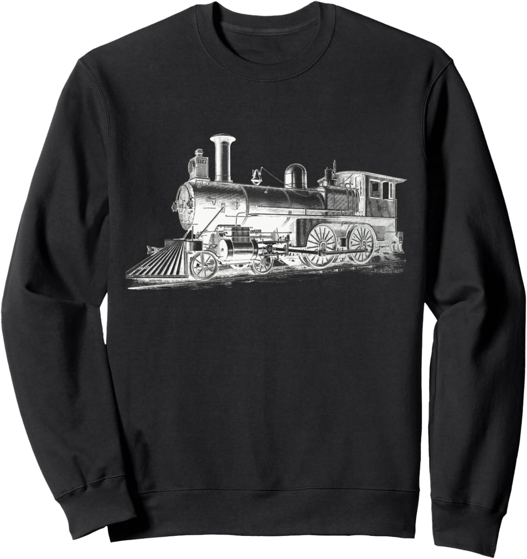 Dampflok Zugingenieur Eisenbahnmechaniker Sweatshirt