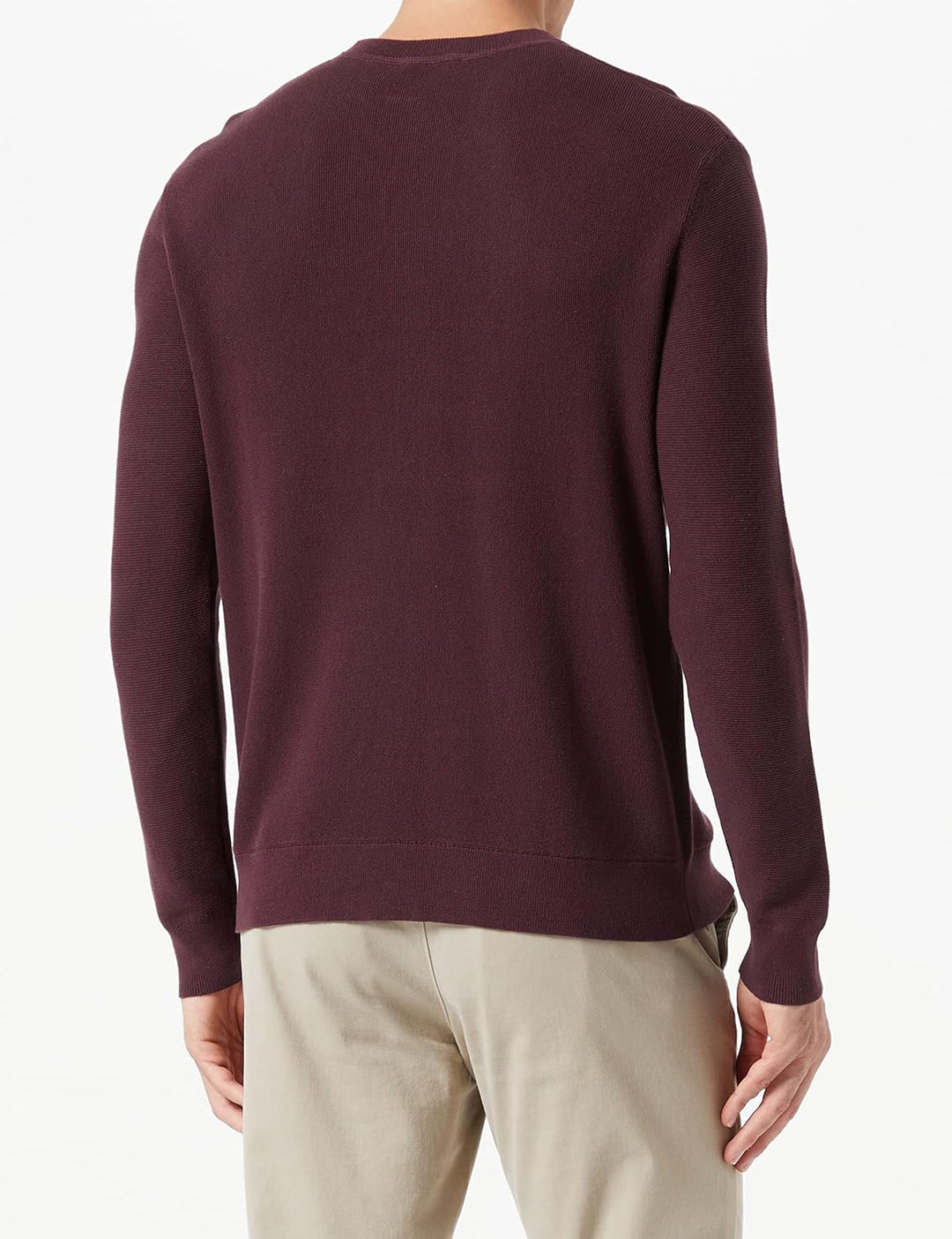 Sisley Herren Sweater L Burgundy 1h8, L Burgundy 1h8
