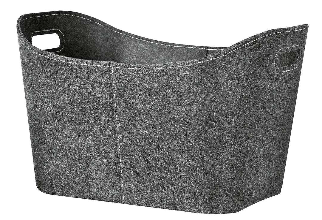 FIREFIX 2024 825/F Kaminholztasche aus Filz (anthrazit) mit Griffen, 560 x 420 x 350 mm (BxTxH)