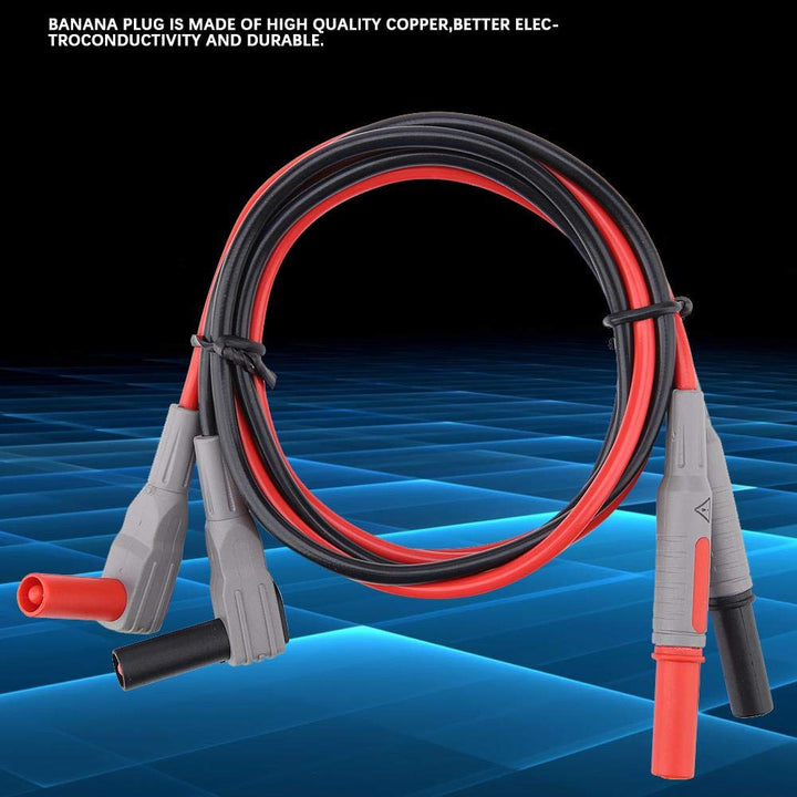 Messleitungen Multimeter Kabel Prüfkabel Set Elektronisches digitales Messleitungs-Kit für 1M mit Kr