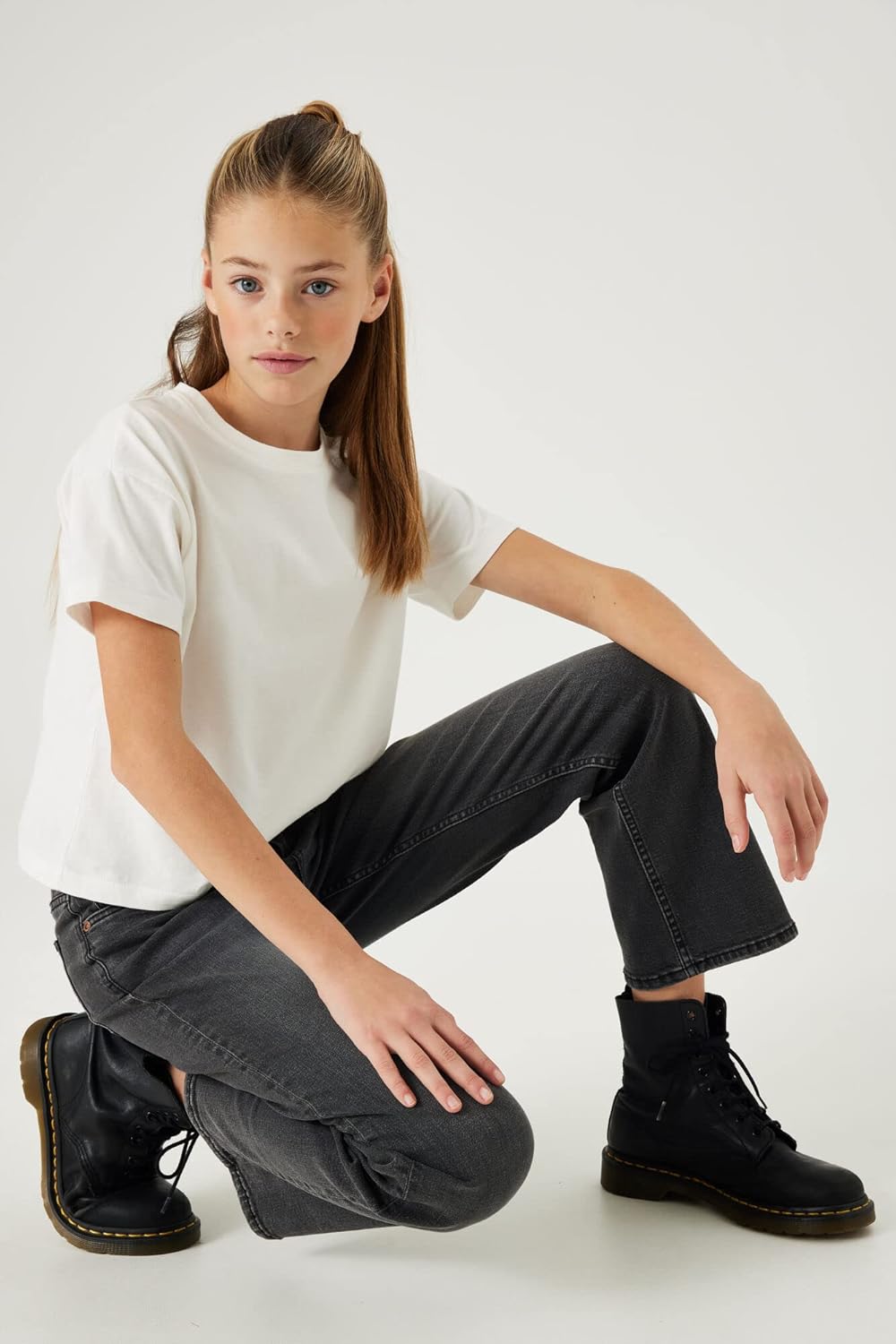 GARCIA Mädchen Pants Denim Jeans 134 Edium Used, 134 Edium Used