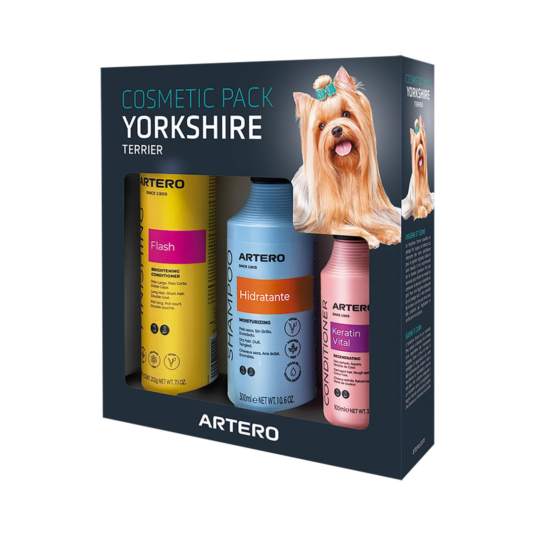 Artero Komplettes Set für die Hygiene Ihres Hundes (Yorkshire Terrier), Yorkshire Terrier