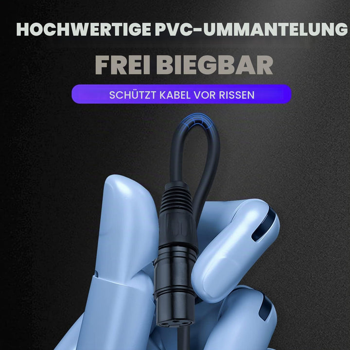 Czgor DMX Kabel 1.2M 6 Stück, Flexibles 3-Pin Signal XLR Männchen zu Weibchen DMX Kabeldraht, Geeign