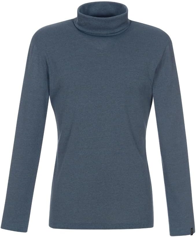 Trigema Damen Rollkragenpullover XS Jeans-melange, XS Jeans-melange