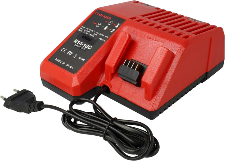 vhbw Ladegerät kompatibel mit Novopress ACO202, ACO203, ACO401 Werkzeug Li-Ion-Akkus