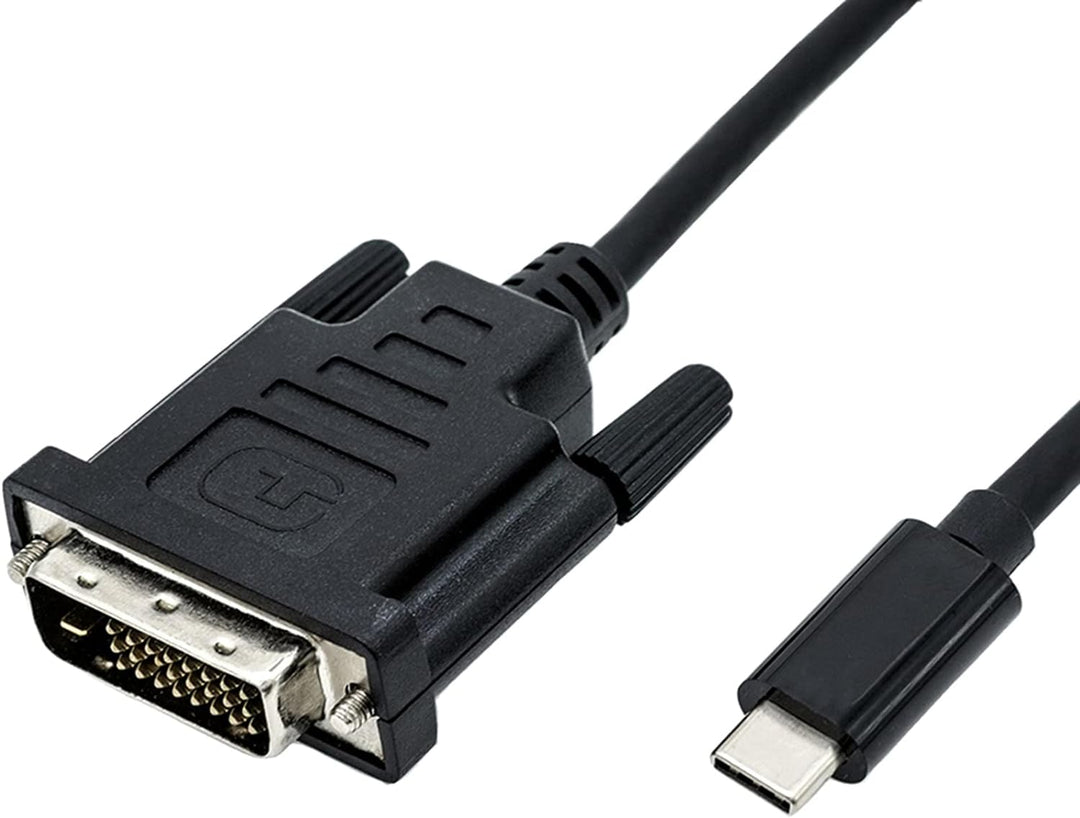 ROLINE USB Typ C - DVI Adapterkabel, ST/ST, 2 m 2m, 2m