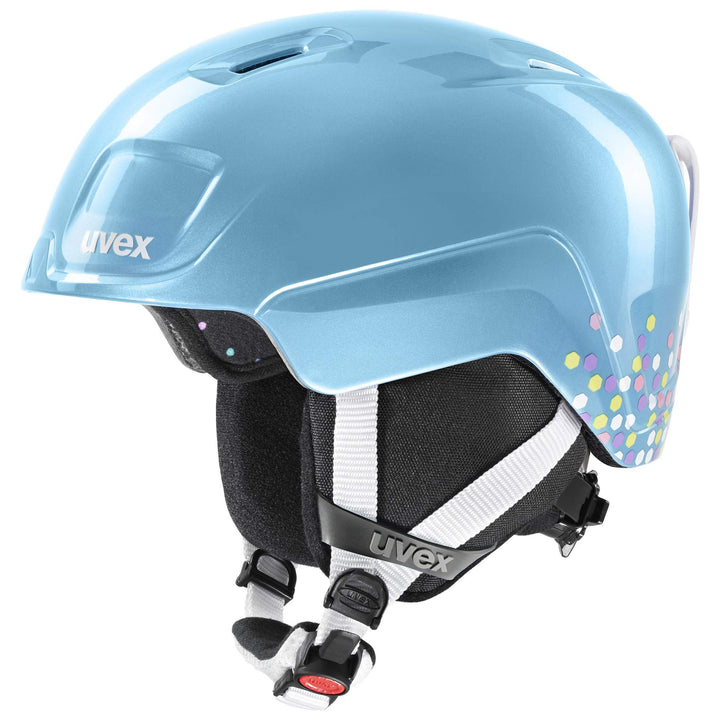 uvex heyya - Skihelm für Kinder - individuelle Grössenanpassung - optimierte Belüftung - blue confet
