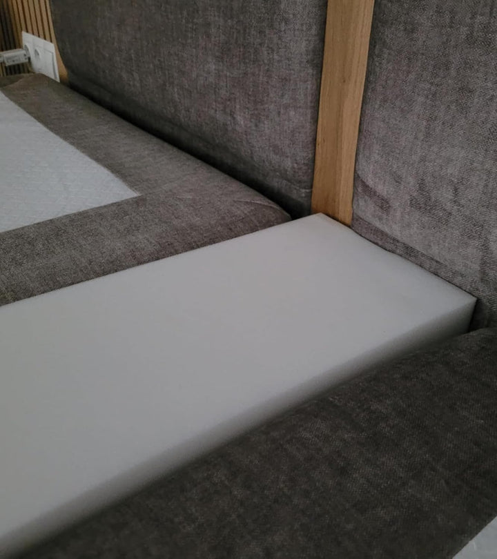 All4All Matratzenverlängerung, Schaumstoff zuschnitt nach mass, Matratzenkeil, Bett Lückenfüller, Ma