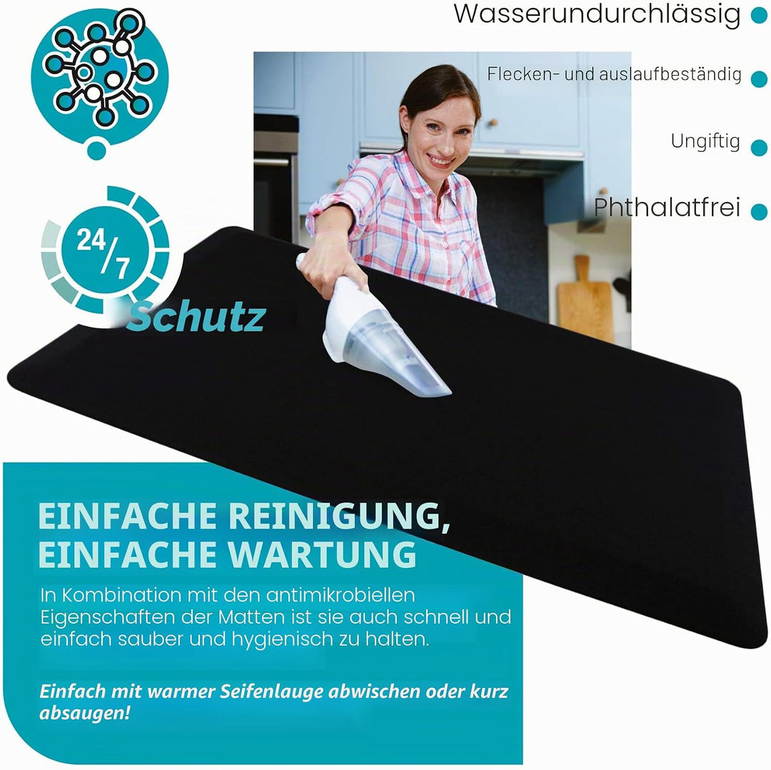 Ultralux Premium Anti-Ermüdungs-Boden-Komfortmatte, langlebige, ergonomische, rutschfeste Küchen-Sta