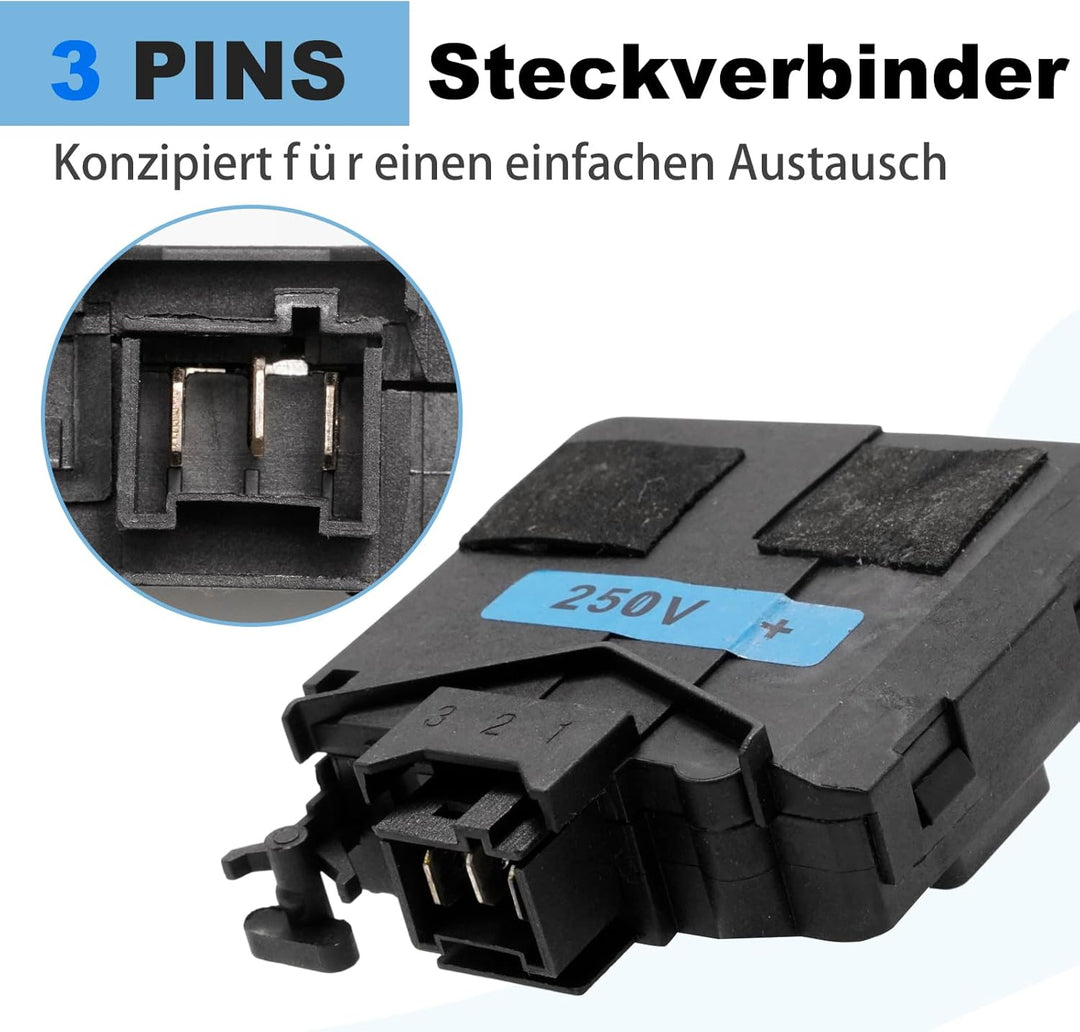 Waschmaschinentürschlossschalter, Magnetverriegelung Ersatzteile, Ersatz für Samsung WD70J5410AW WD7