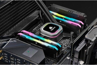 Corsair Vengeance RGB PRO SL 16GB (2x8GB) DDR4 3600 (PC4-28800) C16 Desktop Memory - Black, CMH16GX4