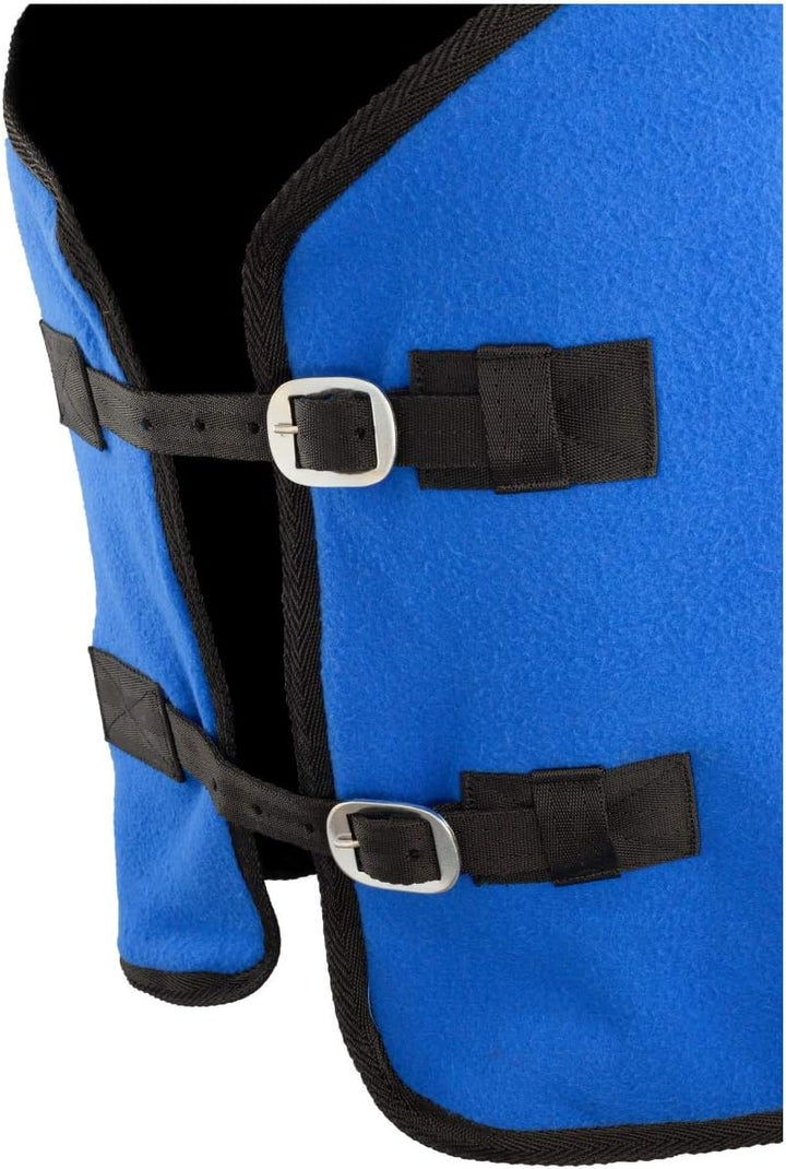 RL24 - Abschwitzdecke BASICLINE mit Halsteil und abnehmbarem Kreuzgurt fürs Pferd ist atmungsaktiv F