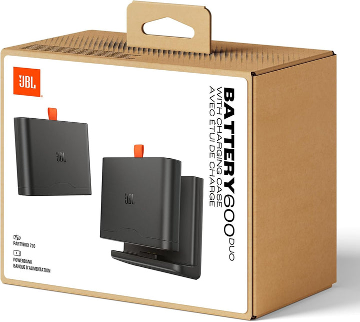 Der JBL Battery 600 Duo mit Ladecase lässt Sich in Sekundenschnelle austauschen, damit Ihre JBL Part