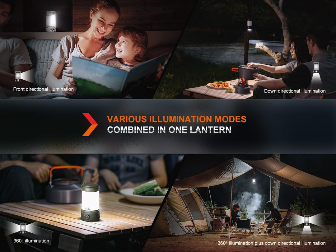 FENIX CL26R Pro LED Campingleuchte mit USB Anschluss White Marble