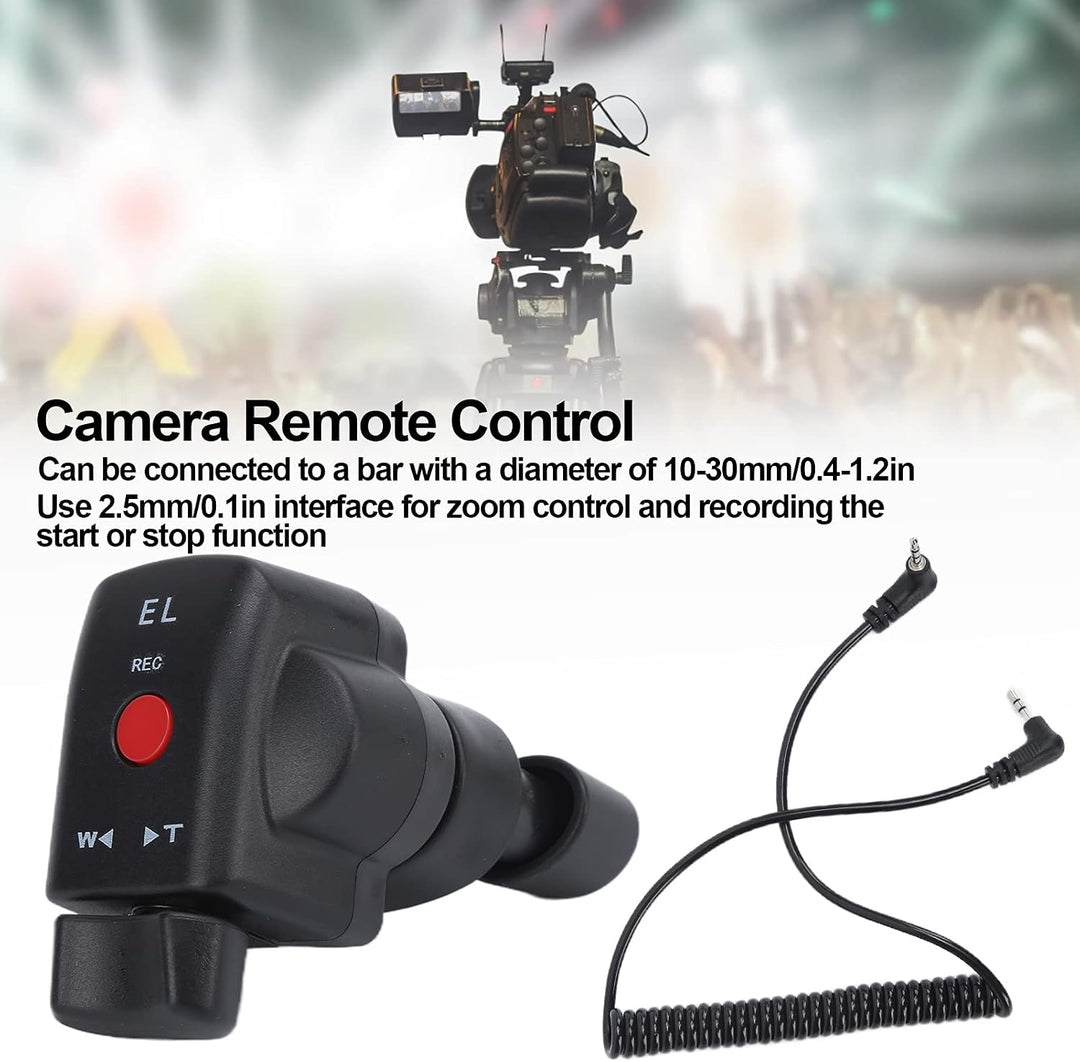 Camcorder-Fernbedienung für für , Kamera-Fernbedienung Zoom-Controller mit 2,5-mm-Klinkenkabel für 1