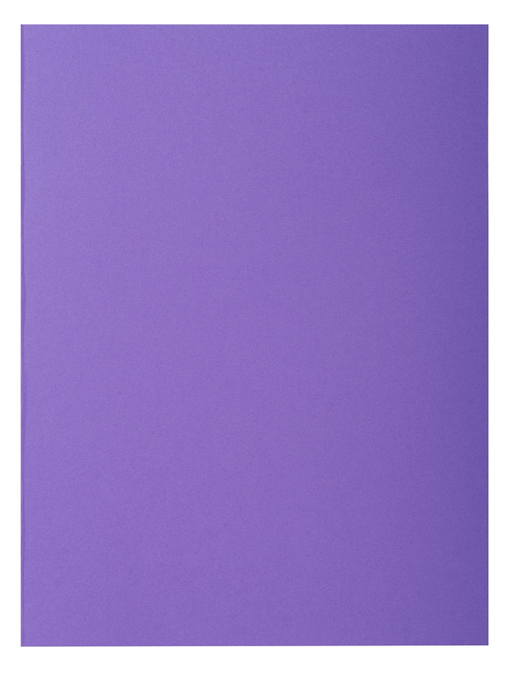 Exacompta Rocks "50 Stück Prospekthüllen A4 2 Klappen 24 x 32 cm 24 x 32 dunkelviolett, dunkelviolet
