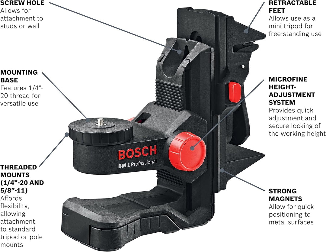 Bosch 0601015A01 BM 1 Universalhalterung, 23,1 x 17,8 x 10,4 cm