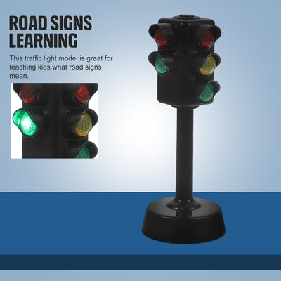 TOYANDONA 2Pcs Ampel Spielzeug Lustige Frühe Pädagogische Spielzeug Ampeln Modell Spielzeug Verkehrs