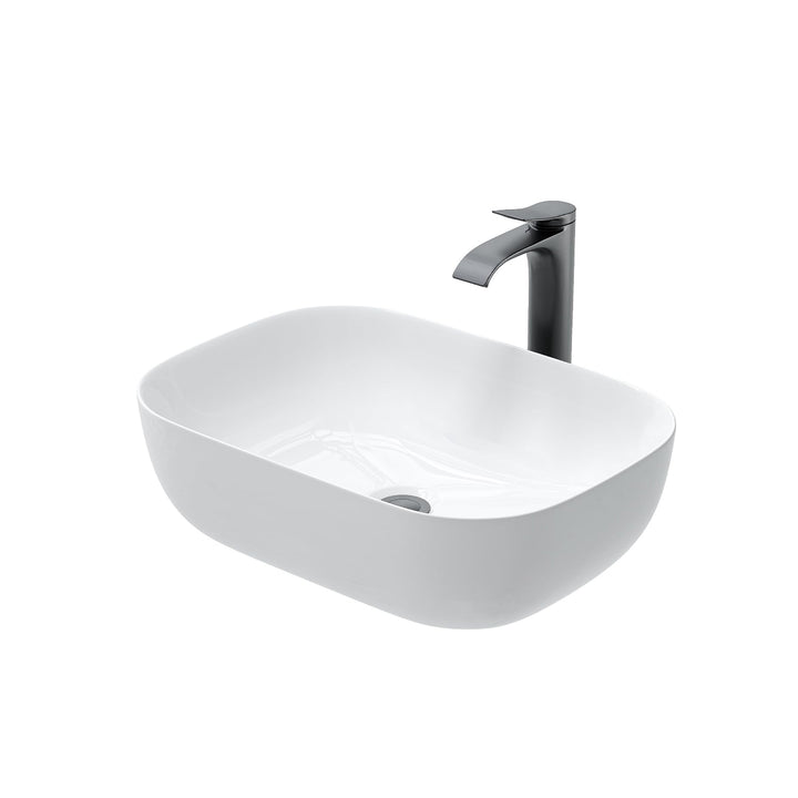 Waschbecken Oval Aufsatzwaschbecken ohne Hahnloch und Überlauf, Handwaschbecken für Badezimmer und G