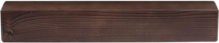 levandeo Wandregal Holz Massiv 60x10cm Nussbaum Farbig Wandboard Vintage Rustikal Design Natur Regal